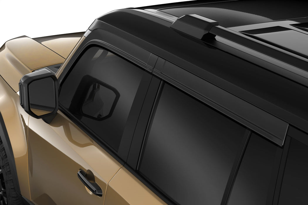 Husky Liners 2854139 Low Profile Ventvisor Deflector; Smoke; Outside Mount; 4 pc. for Select Lexus GX550, Toyota Land Cruiser