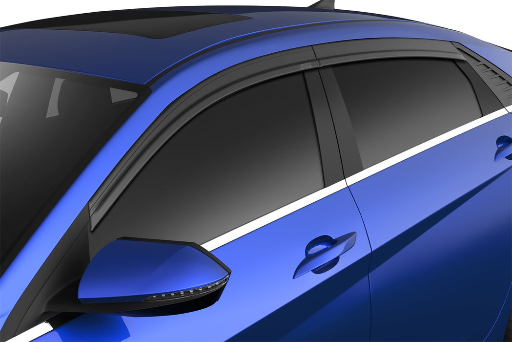 Husky Liners 2854118 Low Profile Ventvisor Deflector; Smoke; Outside Mount; 4 pc. for Select Hyundai Elantra