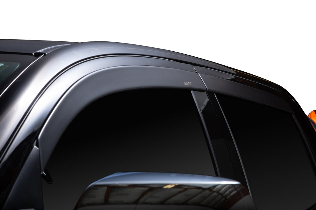 Husky Liners 2857015 Low Profile Ventvisor Deflector; Matte Black; Outside Mount; 4 pc. for Select Toyota Tundra