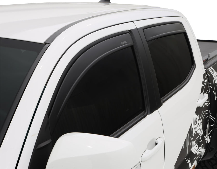 Husky Liners 2857015 Low Profile Ventvisor Deflector; Matte Black; Outside Mount; 4 pc. for Select Toyota Tundra