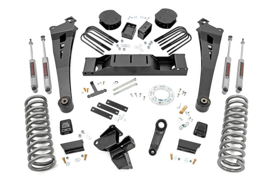 Rough Country 38430 5 Inch Lift Kit - Diesel -AISIN - Ram 3500 4WD (2019-2023) - Truck Part Superstore