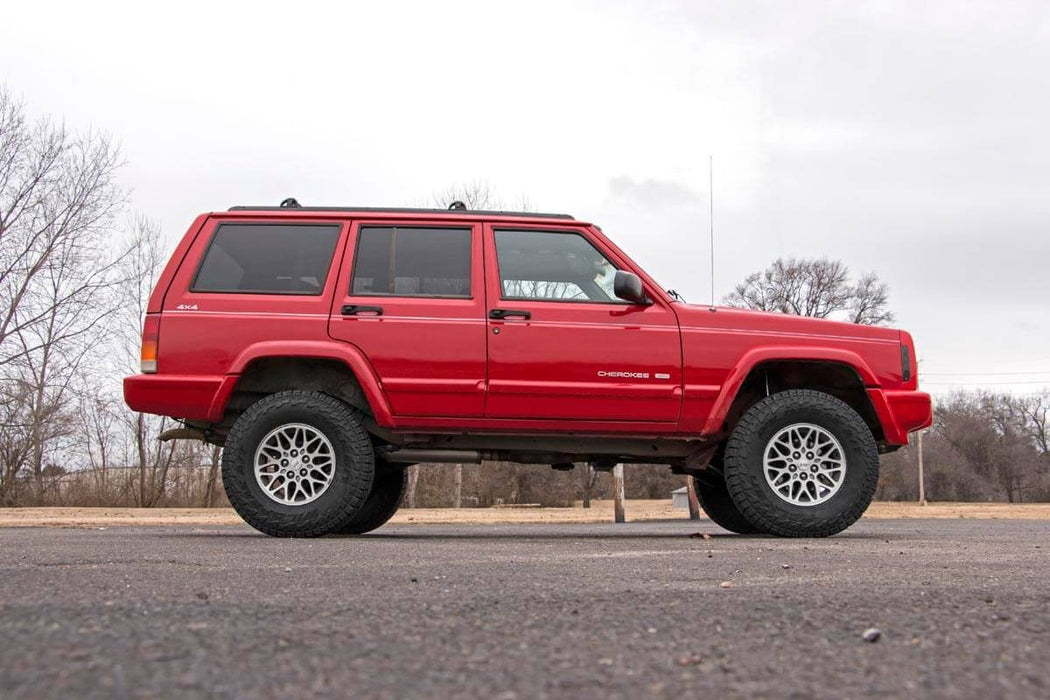 Rough Country 67041 3 Inch Lift Kit - SII - RR AAL - M1 - Jeep Cherokee XJ (84-01) - Truck Part Superstore