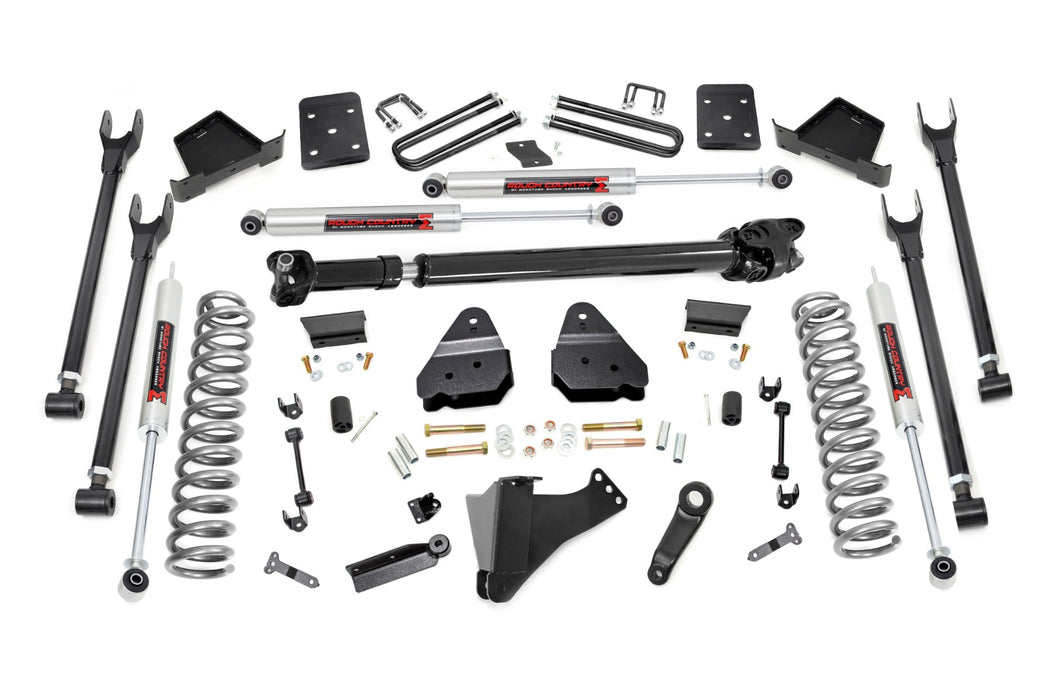 Rough Country 50741 6 Inch Lift Kit - Diesel - 4-Link - D/S -M1 - Ford Super Duty (17-22) - Truck Part Superstore