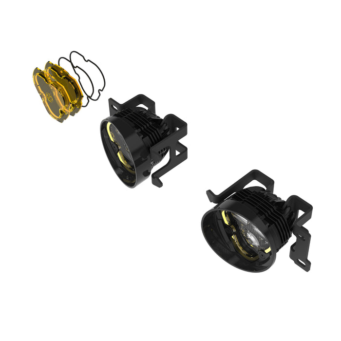 KC HiLiTES 97154 KC FLEX ERA 3 Dual Mode SAE Fog Lights 2-Light Master Kit Tacoma/4Runner/Tundra - Truck Part Superstore