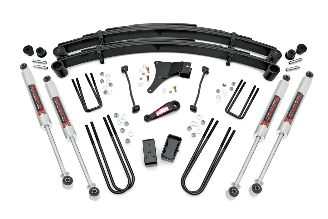 Rough Country 49440 4 Inch Lift Kit - Rear Blocks - M1 - Ford Super Duty 4WD (1999) - Truck Part Superstore