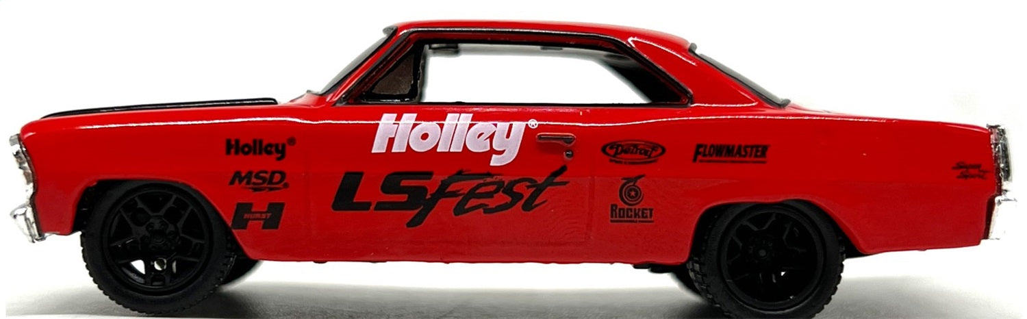 Holley 31600-LSFEST LS Fest Diecast Model Car; 1967 Chevy Nova Diecast; - Truck Part Superstore