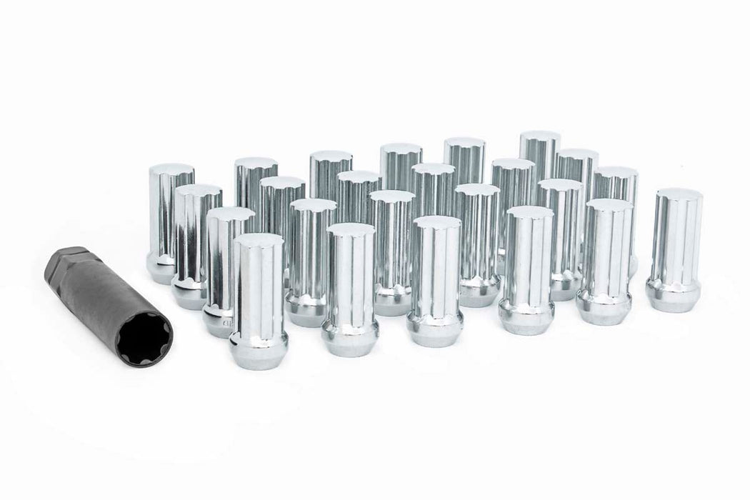 Rough Country 121524CH M12 x 1.5 Lug Nut Set of 24 - Chrome - Truck Part Superstore