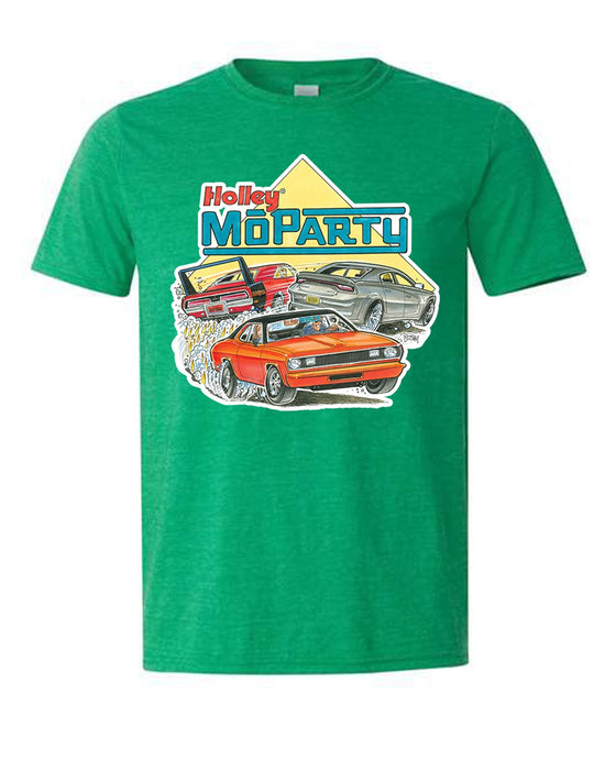 Holley 10416-3XHOL Moparty Trosley Shirt; Mens; XXXL; Green; - Truck Part Superstore