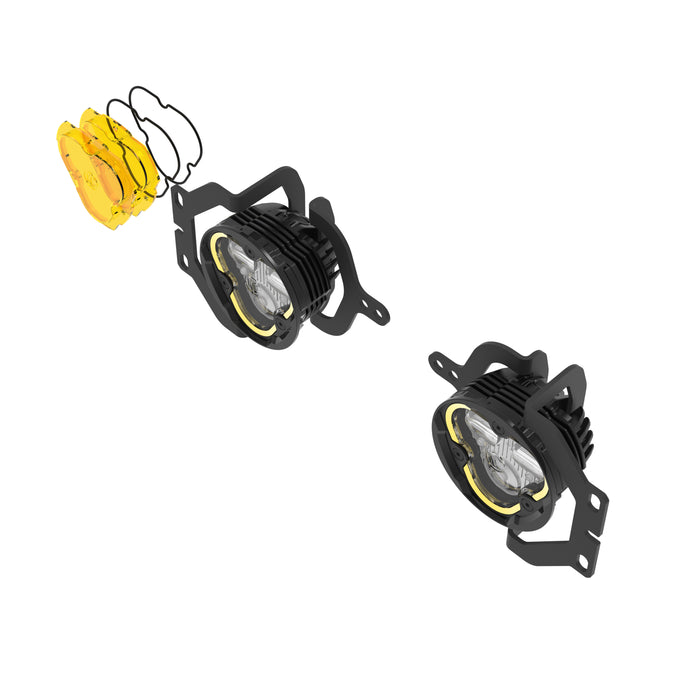 KC HiLiTES 97148 KC FLEX ERA 3 Dual Mode SAE Fog Lights 2-Light Master Kit - Truck Part Superstore