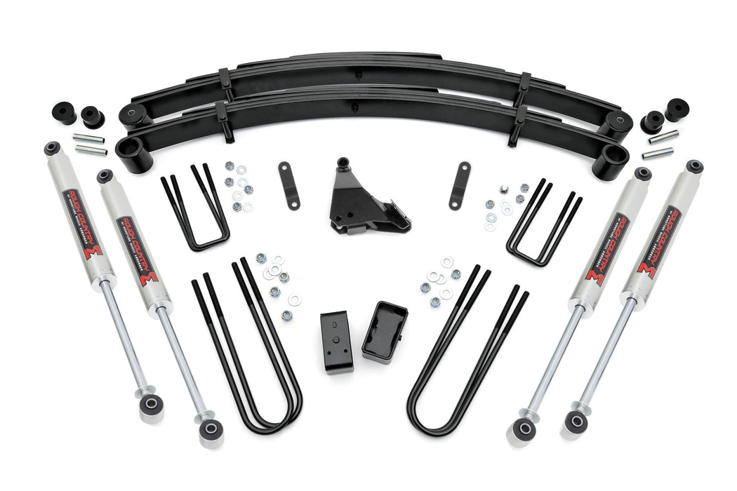 Rough Country 49540 4 Inch Lift Kit - Rear Blocks - M1 - Ford Super Duty 4WD (99-04) - Truck Part Superstore