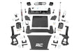 Rough Country 21630 6 Inch Lift Kit - Rear Mono Leaf - Chevy Silverado 1500 2WD/4WD (2019-2023) - Truck Part Superstore