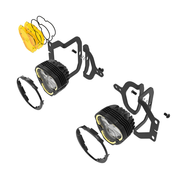KC HiLiTES 97148 KC FLEX ERA 3 Dual Mode SAE Fog Lights 2-Light Master Kit - Truck Part Superstore