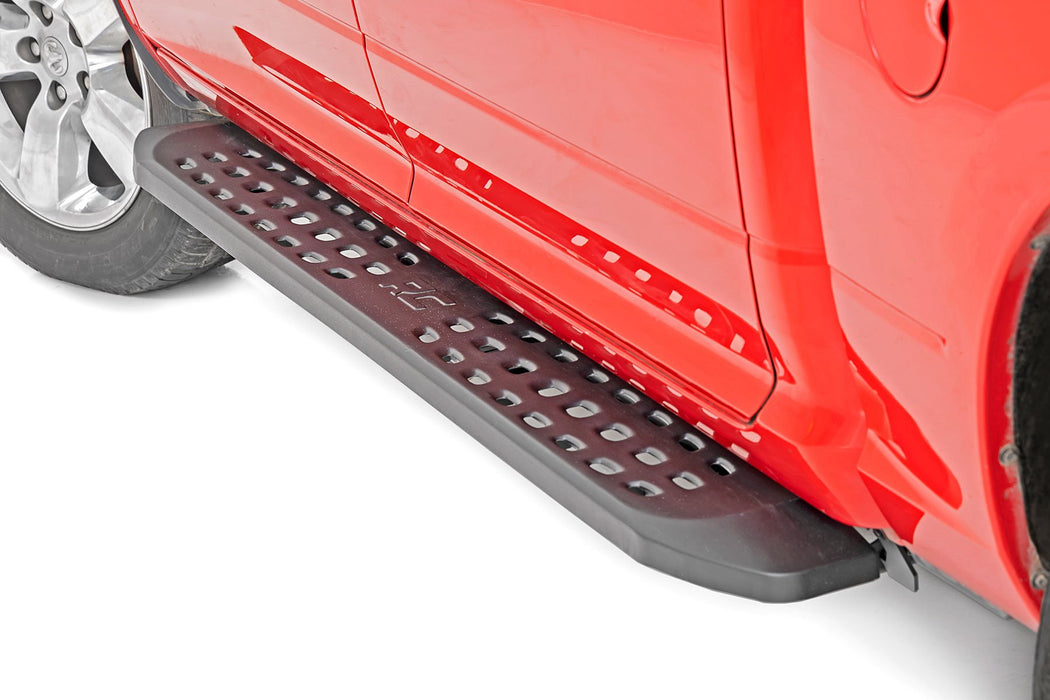 Rough Country 44003 RPT2 Running Boards - Crew Cab - Black - Ram 1500 2WD/4WD - Truck Part Superstore