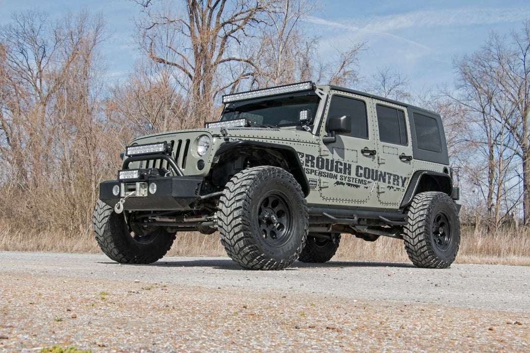 Rough Country 67440 4 Inch Lift Kit - X-Series - M1 - Jeep Wrangler JK 2WD/4WD (07-18) - Truck Part Superstore