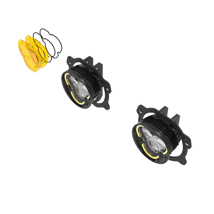 KC HiLiTES 97146 KC FLEX ERA 3 Dual Mode SAE Fog Lights 2-Light Master Kit - Truck Part Superstore