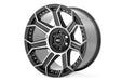 Rough Country 89201006 89 Series Wheel One-Piece Black Machined Gun Metal 20x10 8x180 -19mm Rough Country - Truck Part Superstore