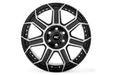 Rough Country 89201006 89 Series Wheel One-Piece Black Machined Gun Metal 20x10 8x180 -19mm Rough Country - Truck Part Superstore