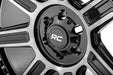 Rough Country 89201006 89 Series Wheel One-Piece Black Machined Gun Metal 20x10 8x180 -19mm Rough Country - Truck Part Superstore