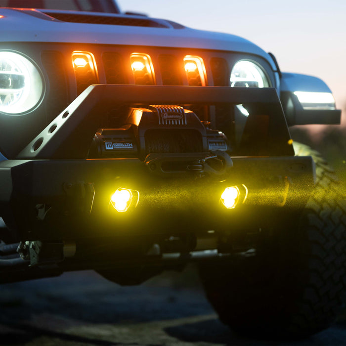 KC HiLiTES 97147 KC FLEX ERA 3 Dual Mode SAE Fog Lights 2-Light Master Kit - Truck Part Superstore