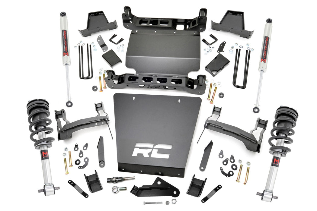 Rough Country 29840 7 Inch Lift Kit - Bracket - M1 Struts/M1 - Chevy/GMC 1500 (14-16) - Truck Part Superstore