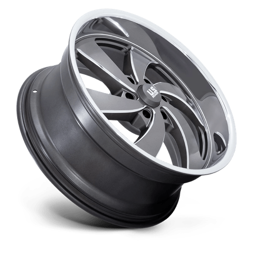 US Mag 1PC U133220077+25R U133 22X10 6X5.5 ANTH-MILL-DCL 25MM - Truck Part Superstore