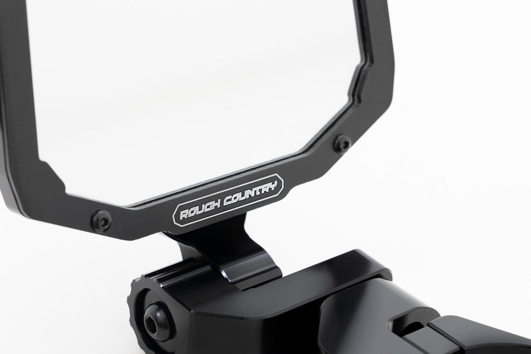 Rough Country 99209 UTV Aluminum Side View Mirrors - Horizontal - Truck Part Superstore