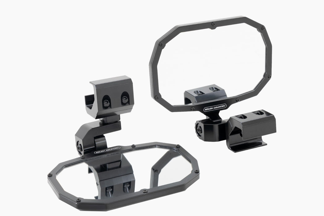 Rough Country 99208 UTV Aluminum Side View Mirrors - Vertical - Truck Part Superstore