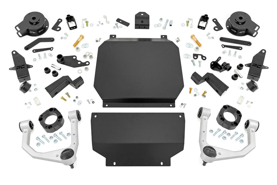 Rough Country 71300 3.5 Inch Lift Kit - Rear Air Ride - Toyota Tundra 4WD (2022-2023) - Truck Part Superstore