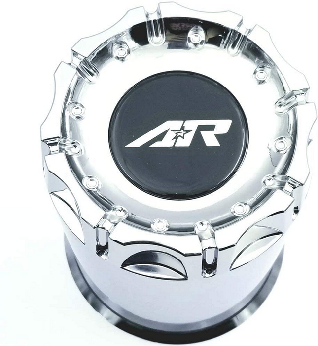 American Racing 000000001515000916 AR CAP 5.15'' CHROME PUSH THRU LONG - Truck Part Superstore