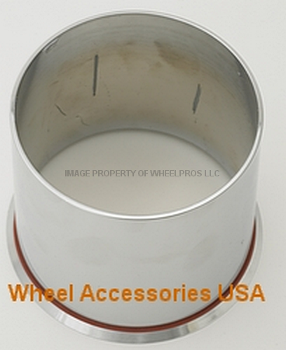 American Racing 000000001515300000 AR CAP 5.15'' CHR P-THRU PLASTC OPEN END - Truck Part Superstore