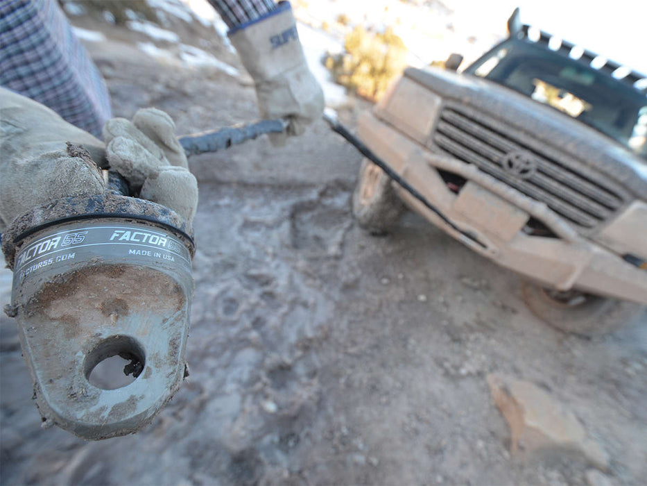 Factor 55 00015-05 ProLink Winch Shackle Mount Assembly Silver Factor 55 - Truck Part Superstore