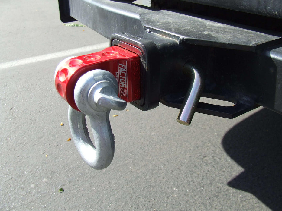 Factor 55 00022-06 HitchLink 2.5 Reciever Shackle Mount 2.5 Inch Receivers Anodized Gray Factor 55 - Truck Part Superstore