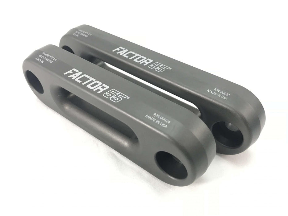 Factor 55 23 XTV Hawse Fairlead 6 Inch Powersports UTV/ATV Gun Metal Gray Factor 55 - Truck Part Superstore