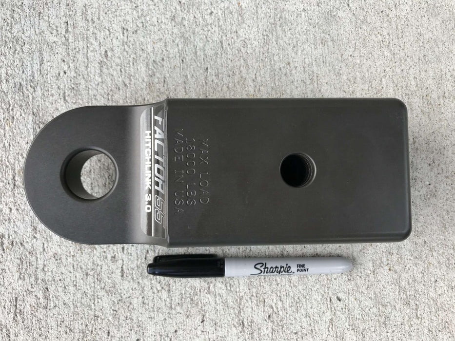 Factor 55 00027-06 HitchLink 3.0 Reciever Shackle Mount 3 Inch Receivers Anodized Gray Factor 55 - Truck Part Superstore
