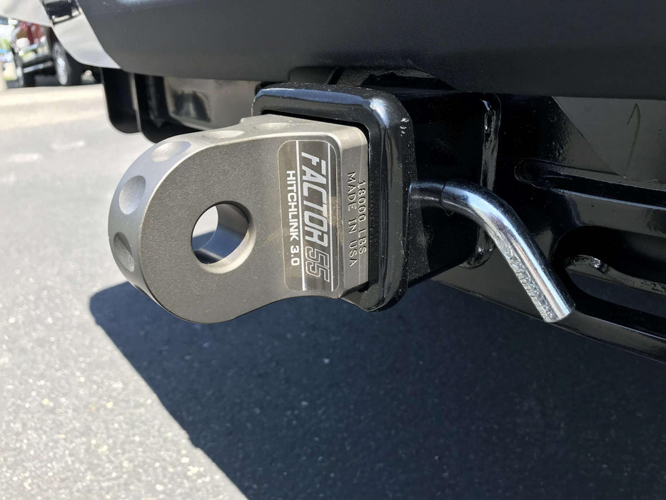 Factor 55 00027-06 HitchLink 3.0 Reciever Shackle Mount 3 Inch Receivers Anodized Gray Factor 55 - Truck Part Superstore