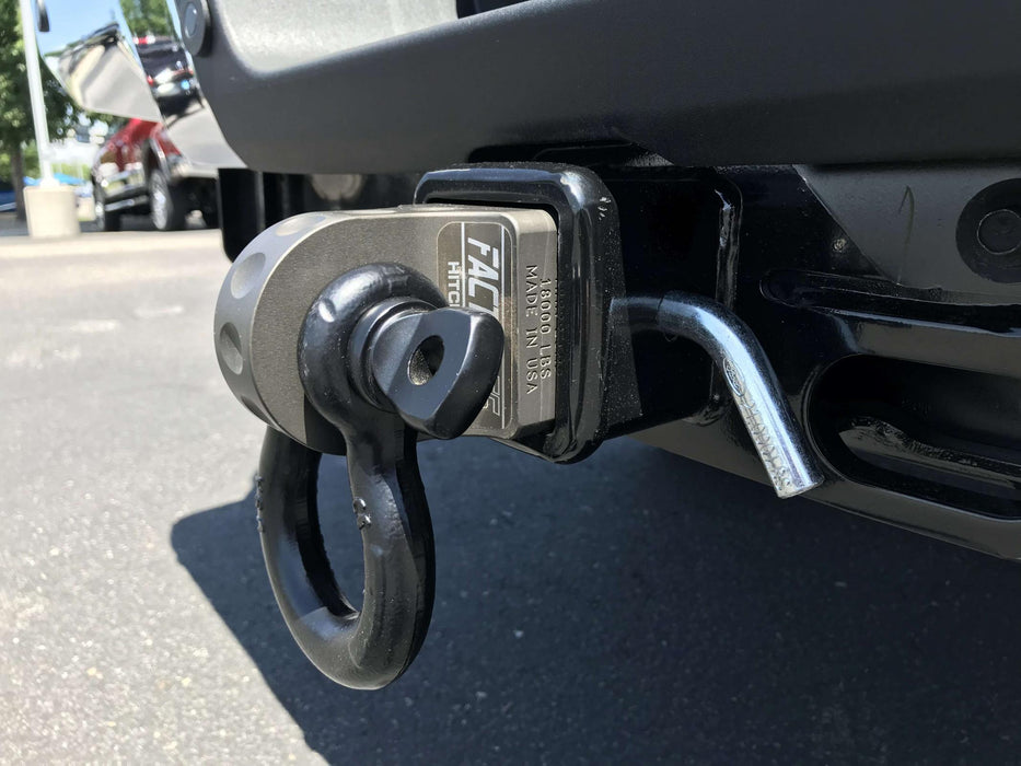 Factor 55 00027-06 HitchLink 3.0 Reciever Shackle Mount 3 Inch Receivers Anodized Gray Factor 55 - Truck Part Superstore