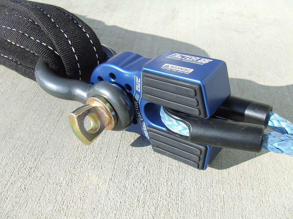 Factor 55 00050-02 FlatLink Winch Shackle Mount Assembly Blue Factor 55 - Truck Part Superstore