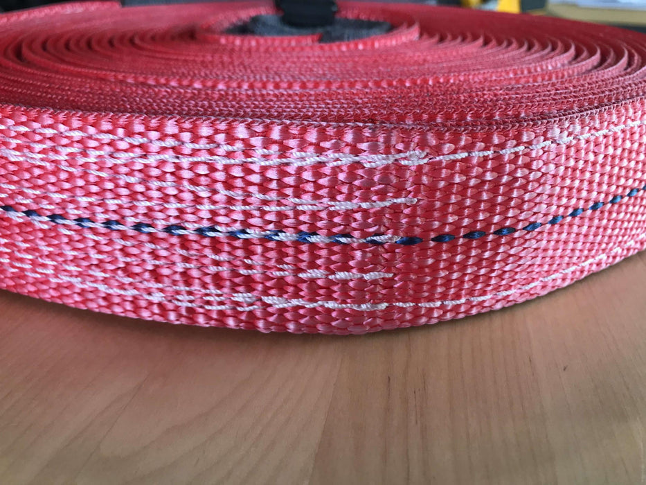 Factor 55 74 30 Foot Tow Strap Standard Duty 30 Foot x 2 Inch Red Factor 55 - Truck Part Superstore