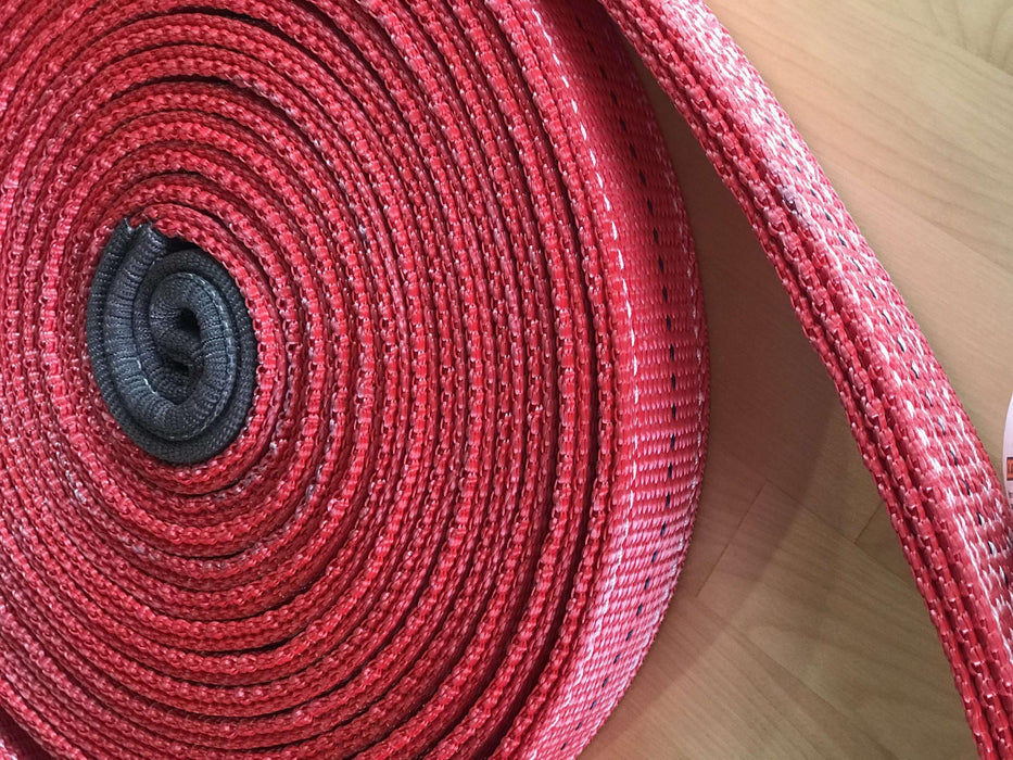 Factor 55 74 30 Foot Tow Strap Standard Duty 30 Foot x 2 Inch Red Factor 55 - Truck Part Superstore