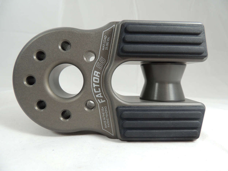 Factor 55 00090-06 FlatLink XXL Winch Shackle Mount Assembly Anodized Gray Factor 55 - Truck Part Superstore