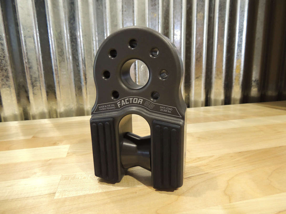 Factor 55 00090-06 FlatLink XXL Winch Shackle Mount Assembly Anodized Gray Factor 55 - Truck Part Superstore