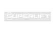 Superlift 00100 3 in x 15 in white vehicle decal sticker for all makes and model of vehicles - Truck Part Superstore