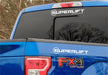 Superlift 00100 3 in x 15 in white vehicle decal sticker for all makes and model of vehicles - Truck Part Superstore