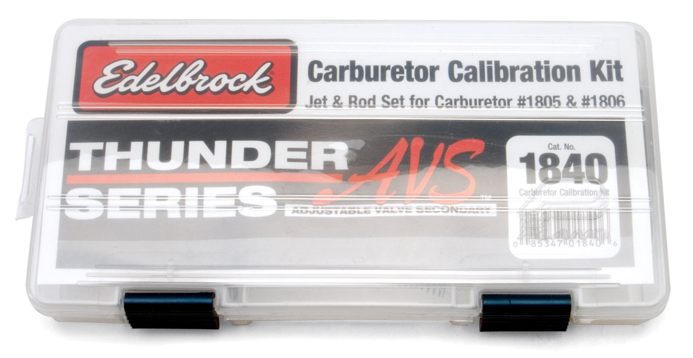 Edelbrock 1840 Jet And Rod Kit #1805 And 1806 AVS Thunder Series Carburetors - Truck Part Superstore