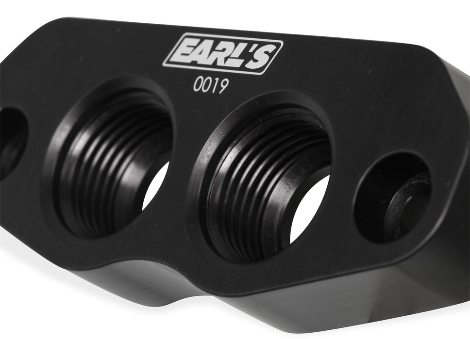 Earl's Performance 0019ERL Dry Sump Adapter; For GM LS3/LS7/LS9; OEM; -12 O-Ring Adapter; - Truck Part Superstore