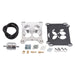 Edelbrock 2697 Edelbrock Square-bore Carb to Spread-bore Manifold Adapter Kit with fuel filter - Truck Part Superstore