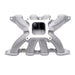 Edelbrock 2848 XX 2 PIECE MANIFOLD ROX SBC 4.5 BORE CENTER DIRT LATE MODEL STD FLANGE VERSION - Truck Part Superstore