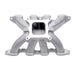 Edelbrock 2848 XX 2 PIECE MANIFOLD ROX SBC 4.5 BORE CENTER DIRT LATE MODEL STD FLANGE VERSION - Truck Part Superstore