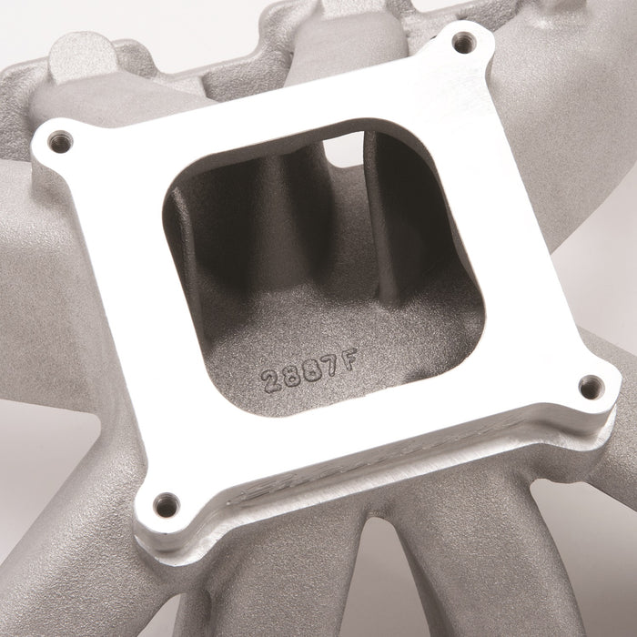 Edelbrock 2887 Edelbrock Super Victor LS7 Intake Manifold Carburetor Flange GM LS Engines - Truck Part Superstore