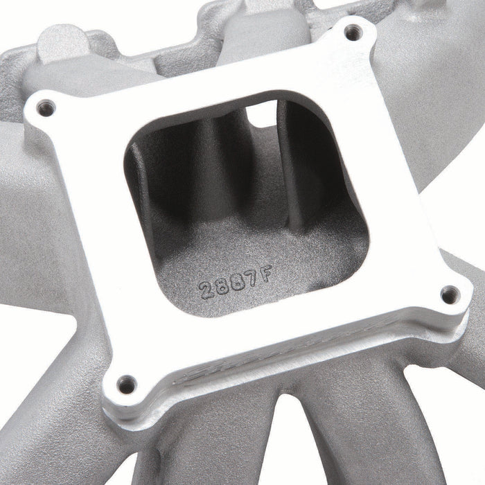 Edelbrock 2887 Edelbrock Super Victor LS7 Intake Manifold Carburetor Flange GM LS Engines - Truck Part Superstore